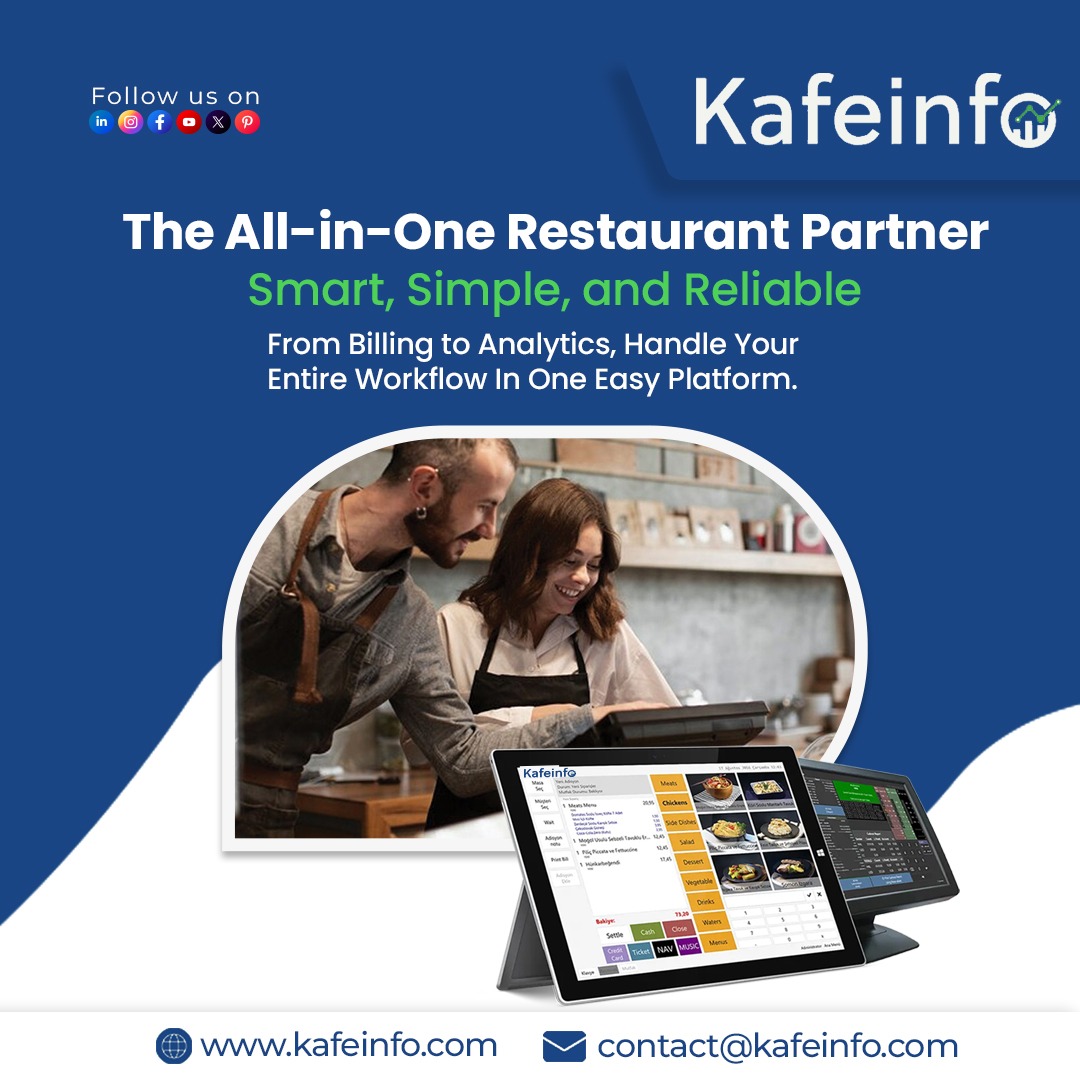 Kafe_Info's tweet photo. Your All-in-One Restaurant Partner for Smarter, Stress-Free Operations

#Kafeinfo #ClientLove #SmartSolutions #CateringMadeEasy #EventManagement #RestaurantSolutions #CustomerExperience #WorkSmarter #BusinessGrowth #CateringSuccess #SimplifyManagement #BusinessOnTheGo #Service https://t.co/uxm3DsqFKZ