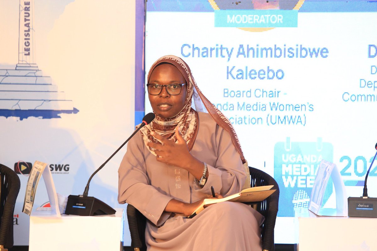 NajibSsesanga's tweet photo. “Advancing gender equality in media requires a multi-dimensional approach; curriculum reform, newsroom practice, policy review, and partnerships to confront gender and data bias.”
~ Dr. Aisha ( @nakiwalaaisha )
#GMMP #MediaEquality #UgMediaweek2025 https://t.co/DrORwPSWZa