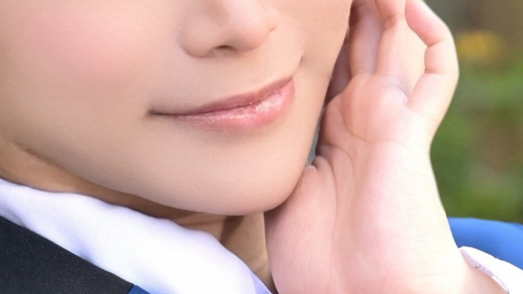 自分の口の形結構好き、ここだけは好き