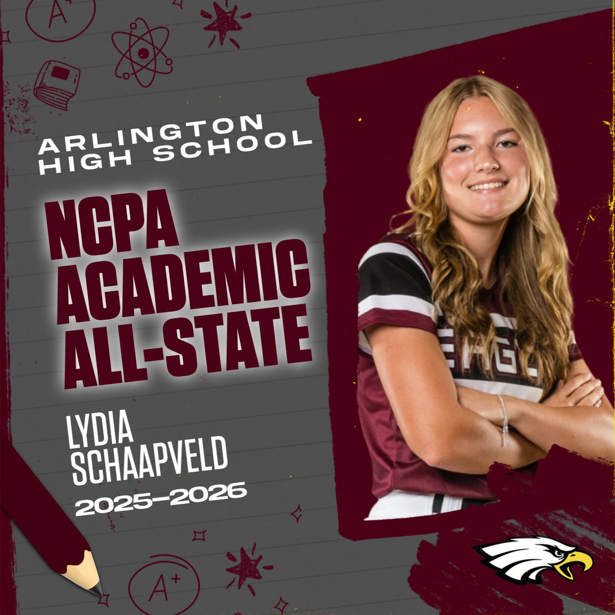Arlington_HS_SB's tweet photo. Congratulations, Emme &amp; Lydia! https://t.co/CJEHlBkvOI