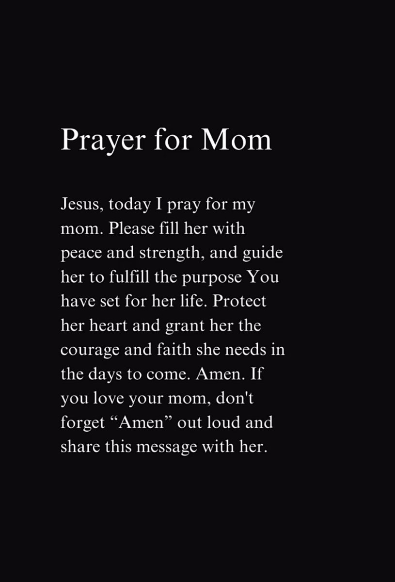 Prayer for Mom