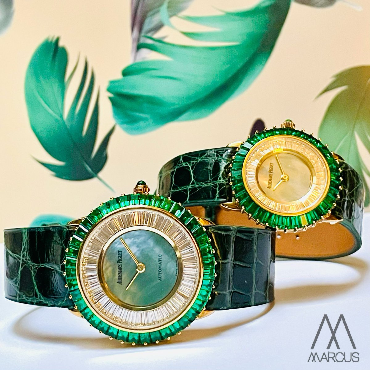 Audemars Piguet His and Hers. 💚💚

#audemarspiguet 
#wotd 
#hisandhers 
#rarepiece 
#collector 
#ifyouknowyouknow 
#hautehorlogerie 
#luxury 
#lifestyle