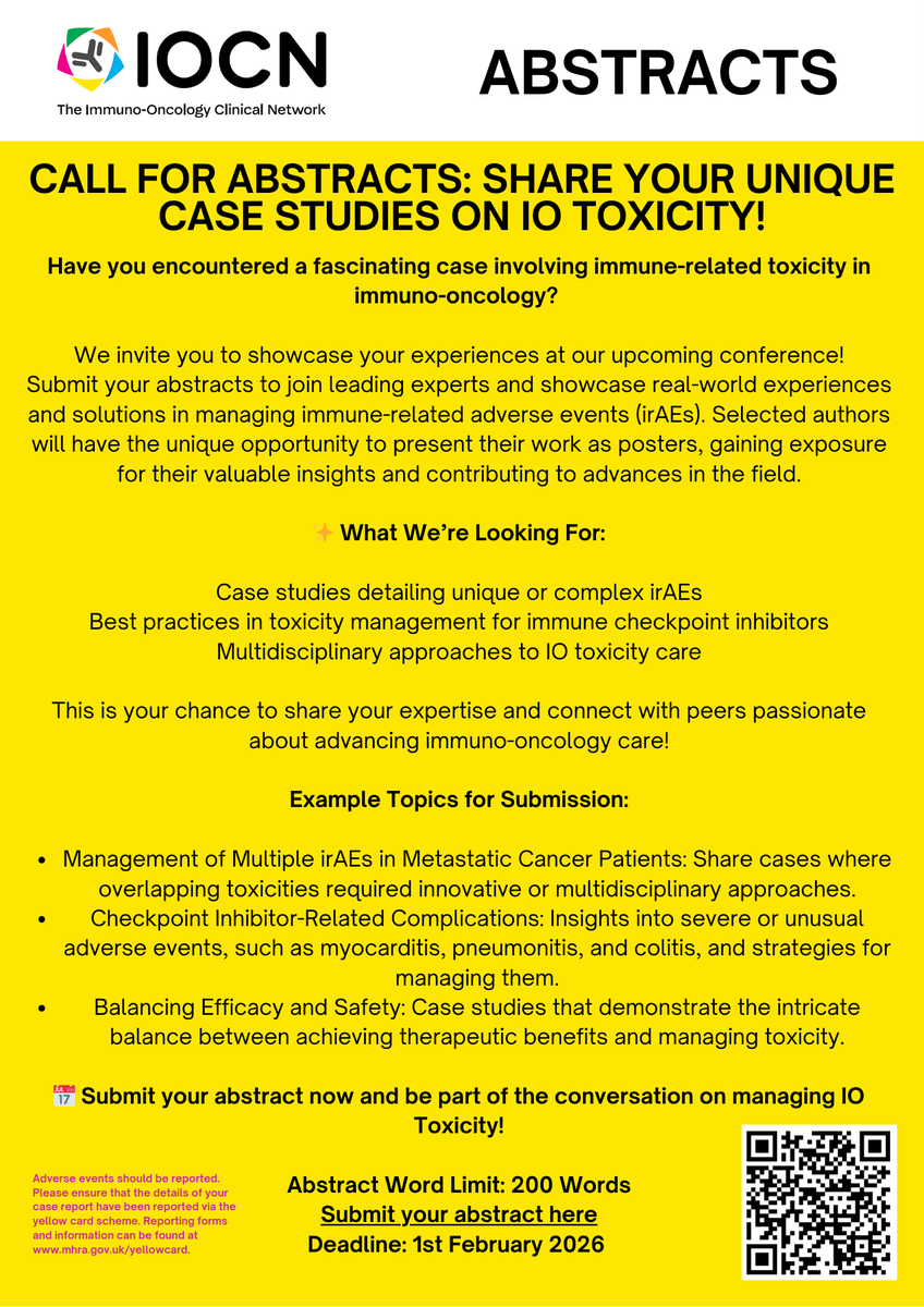 Immuno-Oncology Clinical Network tweet media