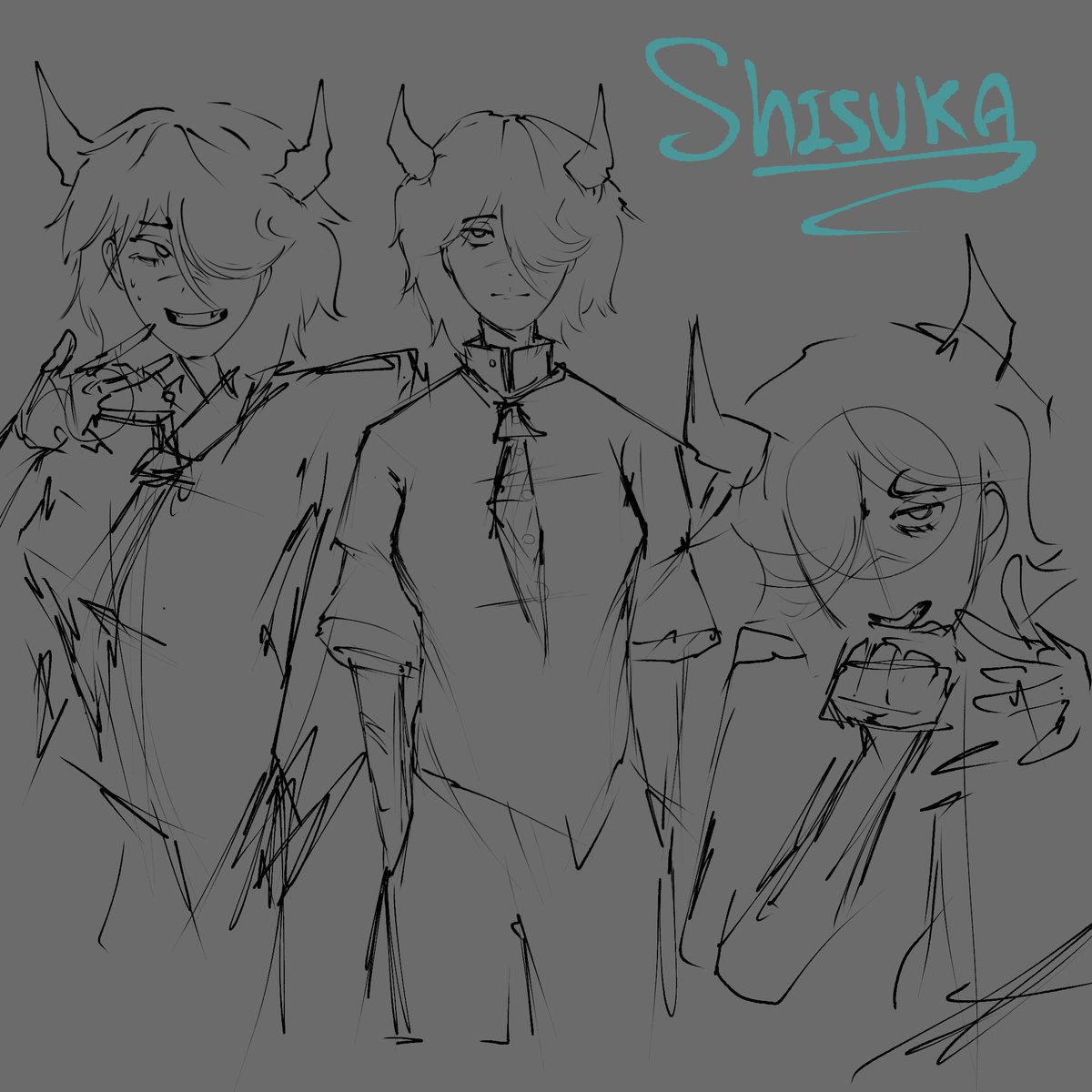 _MajorasMax_'s tweet photo. new character sketches https://t.co/2sLmwisj7N