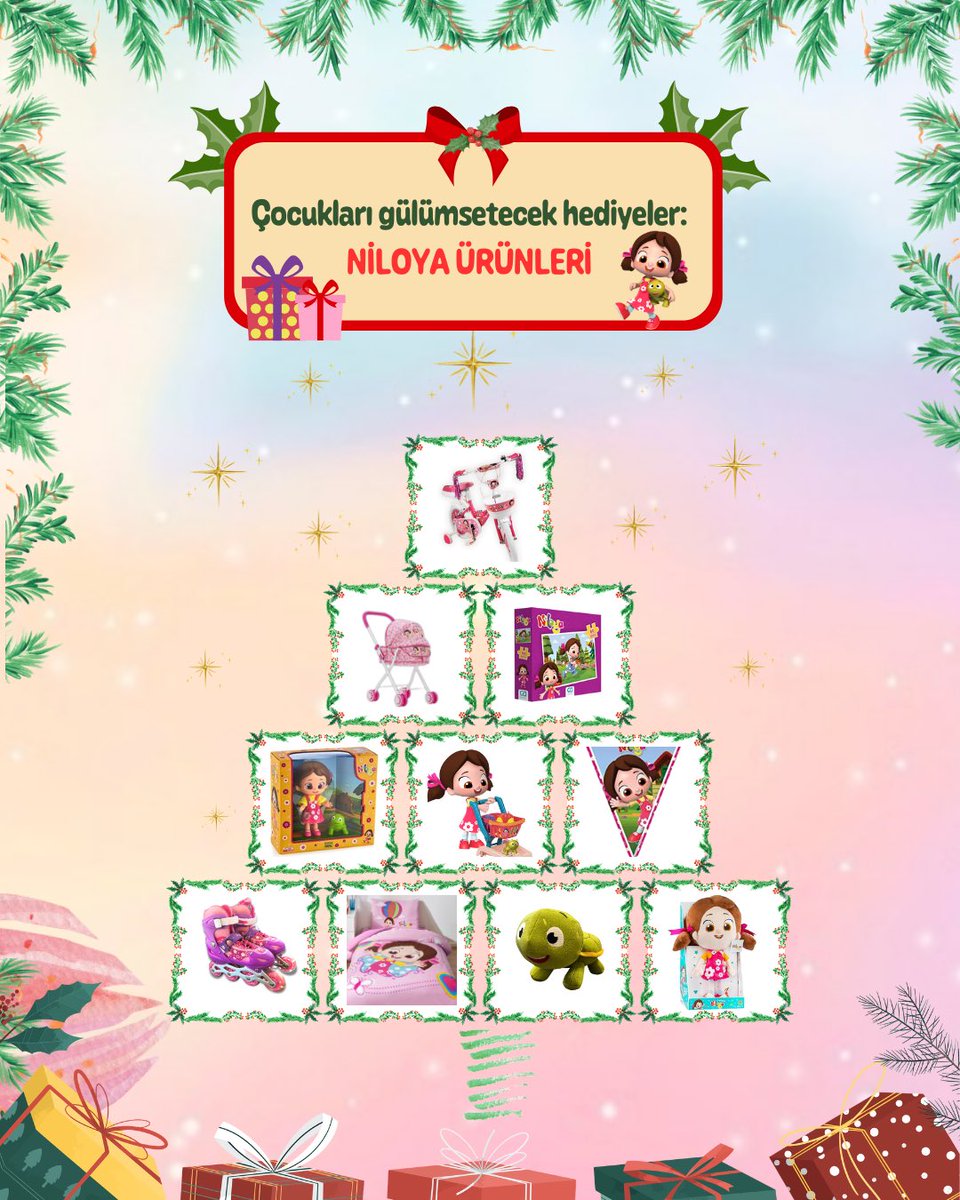 NiloyaOfficial's tweet photo. Çocukları yüzünü güldürecek en eğlenceli yeni yıl hediyelerini arıyorsan doğru yerdesin canım arkadaşım! 🥰

Çünkü Niloya ürünleri tüm seçkin oyuncakçılarda seni bekliyor!🩷

#yeniyıl #yılbaşı #hediye https://t.co/3hc8J1o3O4