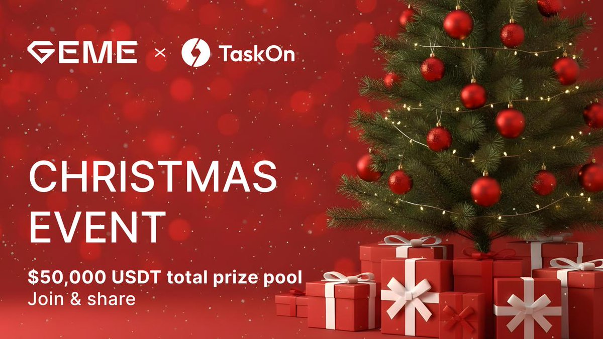 🎄 GEME x TaskOn Christmas Quest is LIVE!

We're kicking off the holidays with a $500 USDT giveaway.

Join our quest on TaskOn and complete simple tasks to qualify. No complicated steps – just follow us, explore the wallet, and you're in.

Join the quest: taskon.xyz/quest/297875237