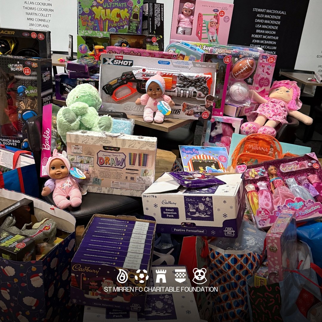 To everyone who supported The Glen-Bun Bakers Christmas Toy Appeal, thank you. 🤍 We are incredibly grateful to Ian Brown and his team. What an effort! 👏🏻 Because of you, each child will have added gifts this Christmas.

#FestiveFriends #FestiveBuddies