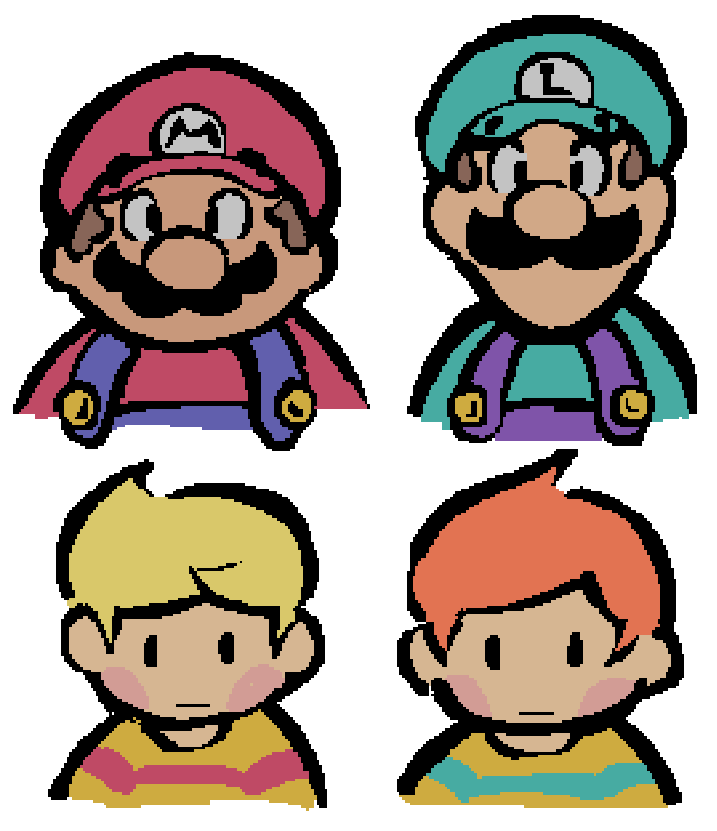 twin bros. 
#mario #mother3