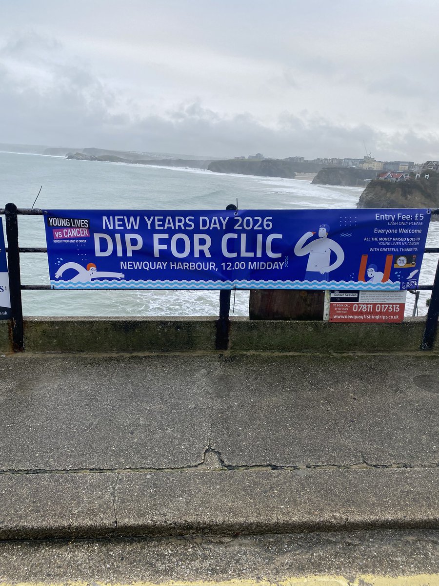 Yes it’s back 👏👏 our ever popular New Year’s Day dip in #newquay harbour for <a href="/YLvsCancer/">Young Lives vs Cancer</a> looking forward to seeing you there🫶 bring your cash please 👍 <a href="/Love_Newquay/">Love Newquay</a> <a href="/radionewquay/">Radio Newquay</a> <a href="/Tourism_Newquay/">Visit Newquay</a> <a href="/newquay/">Newquay</a> <a href="/NewquayRC/">Newquay Rowing Club</a> <a href="/NewquayCarnival/">Newquay Carnival</a>