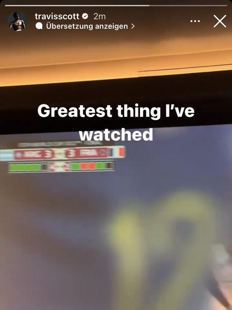 Hoy, hace 3 años, éramos campeones del mundo y así reaccionaba Travis Scott al final del partido después de que Montiel metiera el penal que nos daría el mundial.

“El partido mas epico que vi en mi vida”

🌵🇦🇷