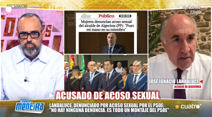 todoesmentiratv's tweet photo. Landaluce, denunciado por acoso sexual por el PSOE: "No hay ninguna denuncia, es todo un montaje del PSOE"
#TEM18D
https://t.co/LCPWlv5PZL https://t.co/AnJFWNUlIM