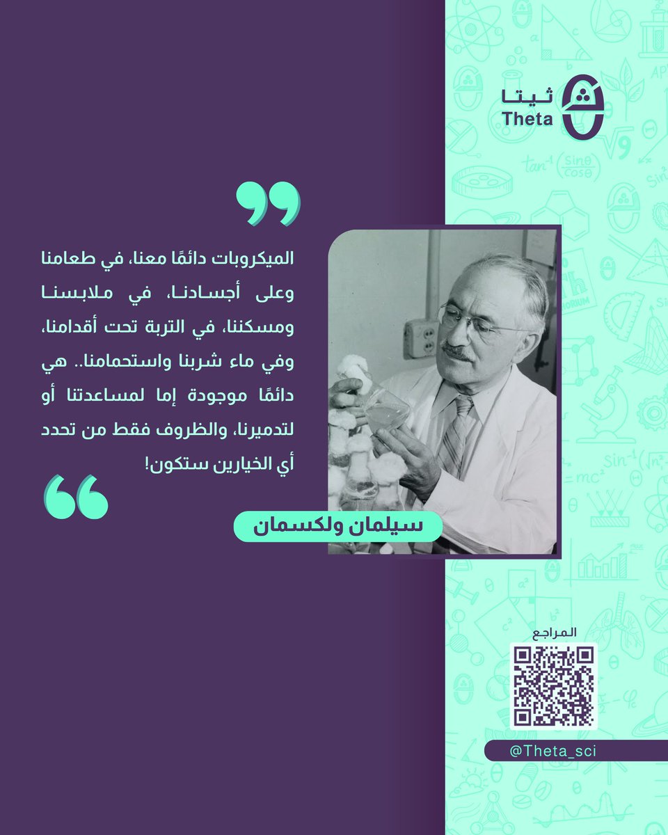 سيلمان ولكسمان (1888-1973) عالِم أوكراني من نجباء قرن الـ20 في الأحياء الدقيقة والكيمياء الحيوية، حصل على جائزة نوبل في الطب عام 1952، وزاد اهتمامه في دراسة واستخلاص المركبات الجزيئية ذات النشاط القاتل للعدوى البكتيرية في الفطريات والبكتيريا النامية في التربة، وطور من خلالها عدة