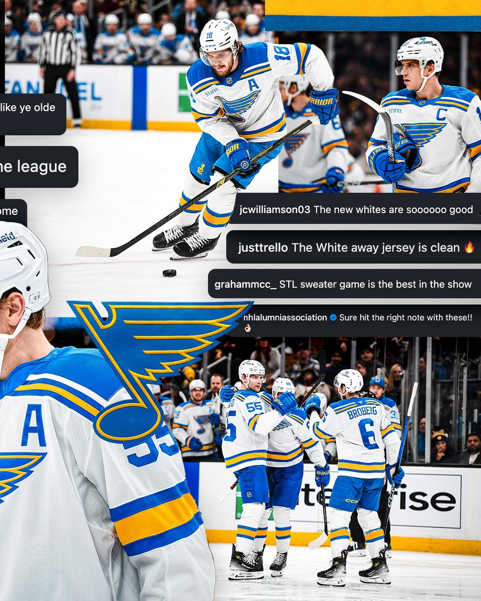 StLouisBlues's tweet image. ONE NIGHT ONLY 🚨

We're bringing the best road sweaters in the league to @Enterprise_Cntr tonight. #stlblues