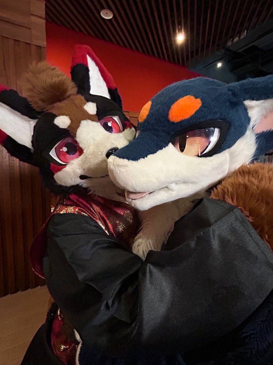 可愛～❤️❤️
🐺： <a href="/Keinunt/">케이넌트/카이(KAI)🔜JMoF🇯🇵</a> 
📷: <a href="/iamerik93/">莉莉娜Lilina</a> 
#FursuitFriday #Infurnity2025