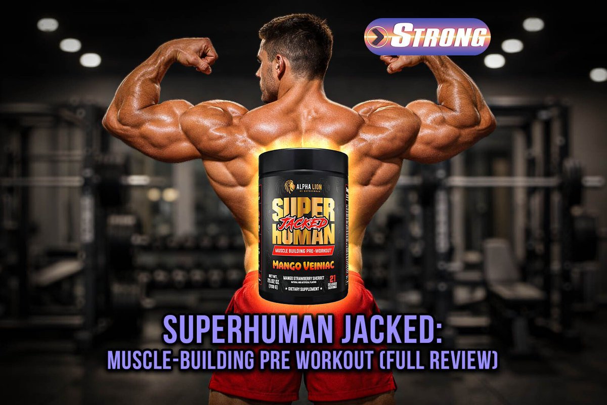StrongSupps's tweet photo. 💪🔥 SuperHuman Jacked Review: Next-Level Muscle-Building Pre Workout ⚡🏋️
Find out how Alpha Lion's latest pre-workout formula delivers explosive energy, maximized strength, and enhanced muscle gains so you can train harder and grow bigger!
https://t.co/KrPpg2NONF https://t.co/D01LgNad0x