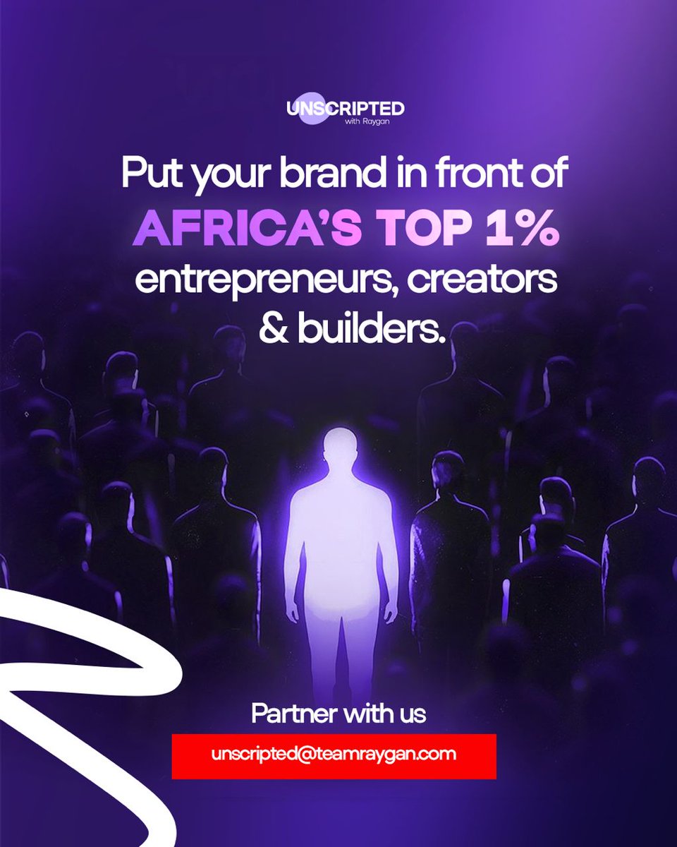 unscript_ed's tweet image. Partner with us.
📩 unscripted@teamraygan.com or Send us a DM on any of our socials.