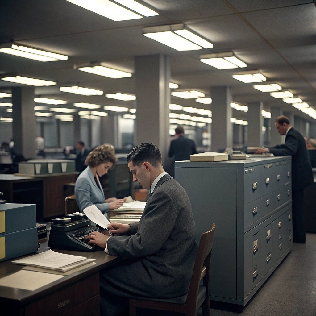 Americain1960's tweet photo. Whose Dreams Were Put on Hold in 1960s America?
Opportunity wasn’t equal for everyone in the 1960s. This image reflects the quiet limits placed on ambition. Who do you think had to wait the longest for change? #SocialHistory #1960sWorkplace #UntoldStories  #AmericanPast https://t.co/LWo0Eq7x00