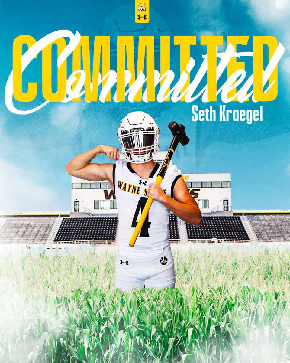 100% COMMITTED!!! <a href="/LMasters8/">Logan Masters</a> <a href="/brohach3/">Brody Rohach</a> <a href="/WayneStFootball/">Wayne State Football</a> <a href="/CoachHaberman/">Coach Haberman</a> <a href="/GriffFootball/">Gretna East Football</a> #ForThePaw #PawUp 🐯🔥🐾
