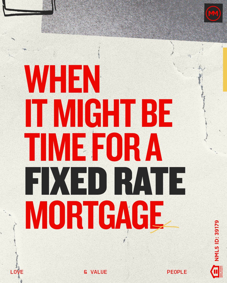 TonyCroft's tweet image. ARMs and fixed rates each have their time and place. If you’re considering a switch, a loan officer can help you compare what makes sense for you.

#homebuyer #loanofficer #ARM #fixedrates #mortgages #homeowner #realestate #realtor