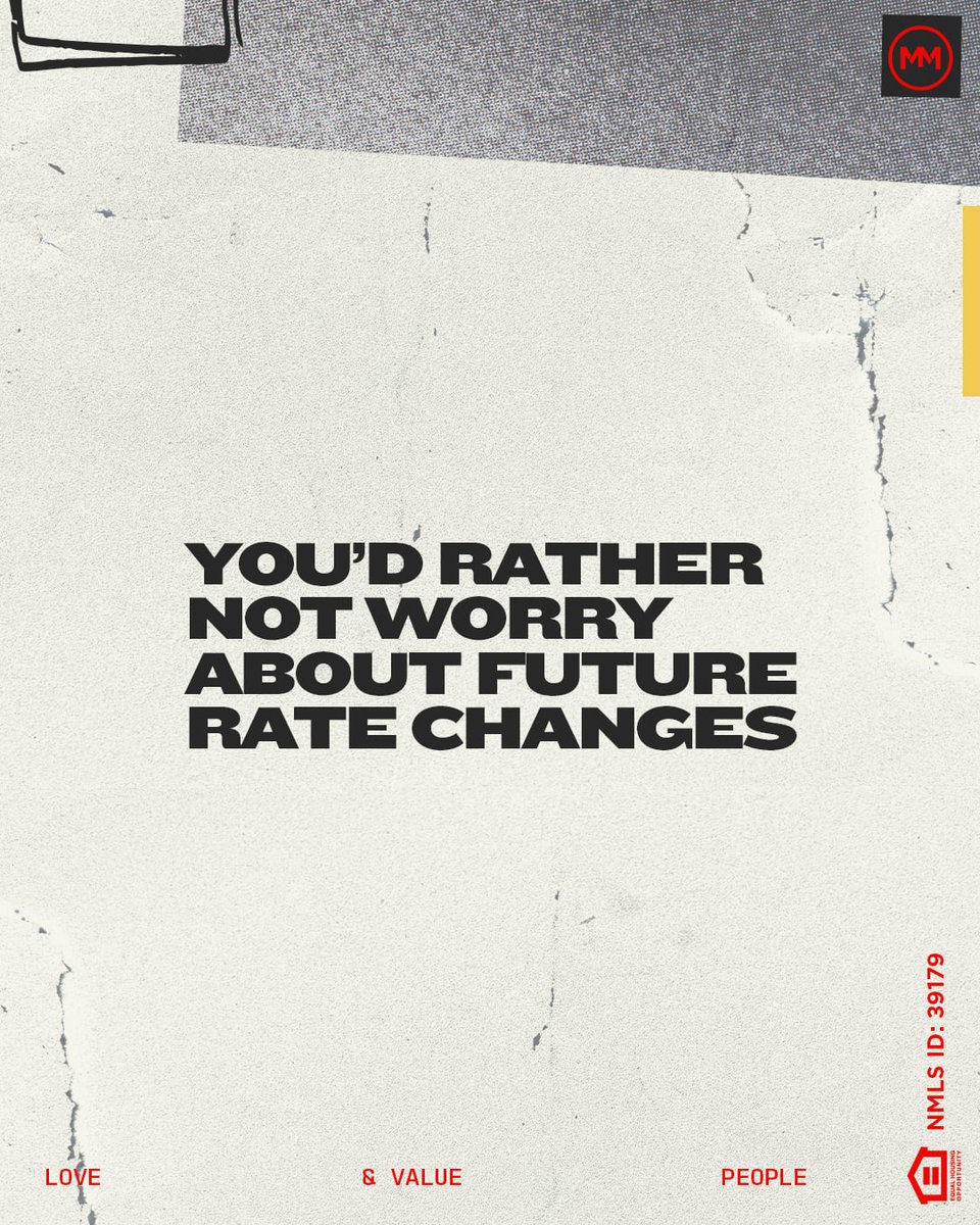 TonyCroft's tweet image. ARMs and fixed rates each have their time and place. If you’re considering a switch, a loan officer can help you compare what makes sense for you.

#homebuyer #loanofficer #ARM #fixedrates #mortgages #homeowner #realestate #realtor