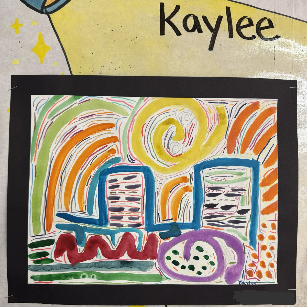 Congratulations to 2nd graders Kaylee and Kennedy, and 5th graders Miles and Jonah for having your artwork selected for the Artist Spotlight for the month of December!  Their artwork has been on display in the art room all month.  Awesome job!