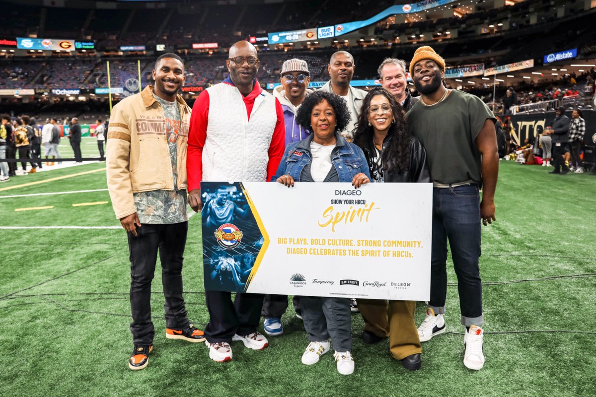 BayouClassic74's tweet photo. At the Bayou Classic, the spirit of HBCUs shines bright. Every moment reflects pride, tradition, and community. Diageo proudly honors the legacy, uplifts the culture, and encourages everyone to show their HBCU spirit responsibly. #DiageoShowYourHBCUSpirit https://t.co/Zvm5TyU4BW
