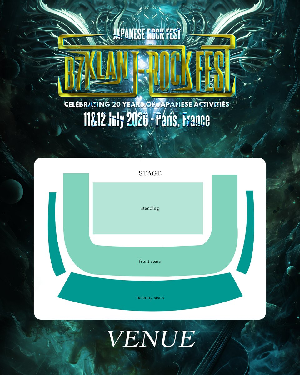 B7Klan_new's tweet photo. B7KLAN J-ROCK FEST – Prices and Ticket Sales

Schedule for each day
16:30 – Doors (Early Entry)
17:00 – Doors
17:30 – First show starts
23:30 – Last concert ends

🎟️ Sales start on January 5th, 17:00 CET on https://t.co/m9DupuRSNa and https://t.co/1iguKT0F6f https://t.co/nQEnsIiyD5