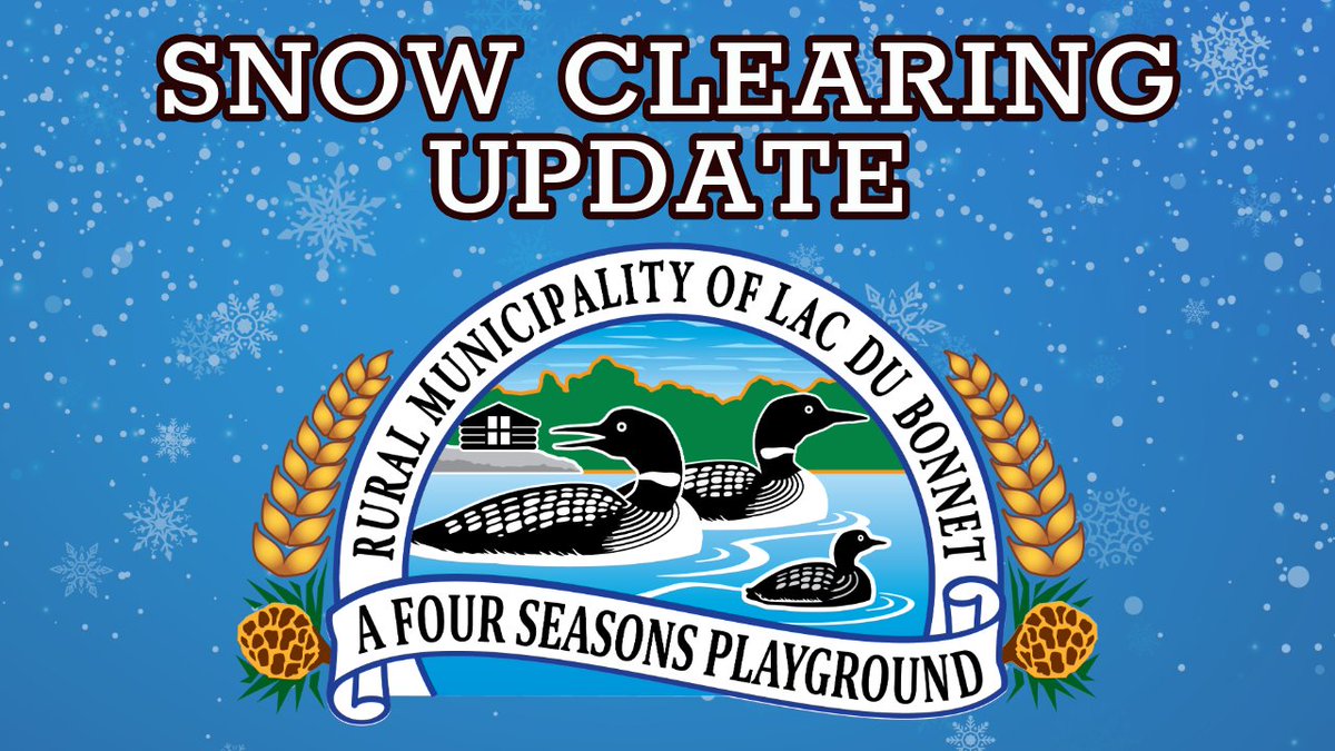 SNOW CLEARING UPDATE -- Dec. 18, 10 a.m.

All of our snow-clearing equipment is out working. We advise residents to stay off the roads unless absolutely necessary as there are significant drifts throughout the RM due to the high winds. 

Stay tuned for further updates.