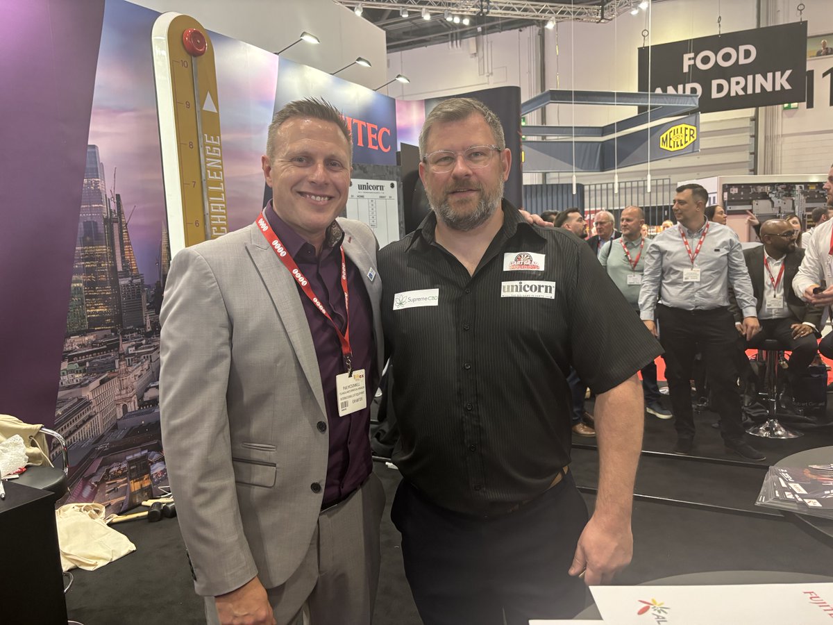 'Tis the season - for darts! We’re pleased to see 'The Machine' James Wade play in this year's World Darts Championship. We enjoyed meeting James at LiftEx earlier this year, and wish him all the best of luck as the tournament gets underway.
 
Keep that machine running, James!
