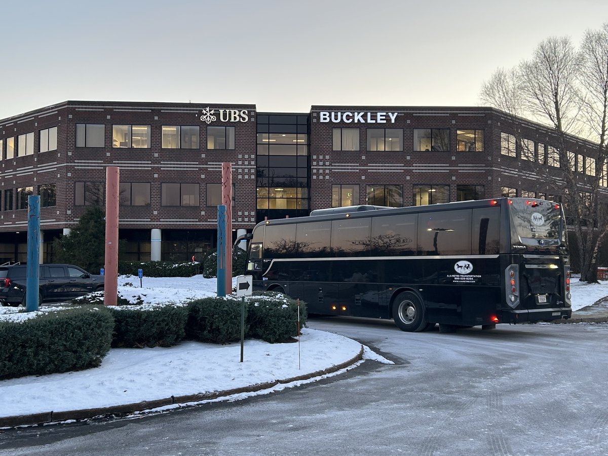 buckleyHVAC's tweet photo. The Buckley team is riding in style up to the TD Garden for our annual company #Bruins game holiday get together.  This year we had the pleasure of hosting over 55 team members in a 9th floor suite with a beautiful view of the Garden ice below. https://t.co/aV4LwrOjwh