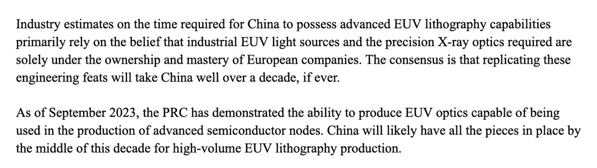 jamesproud's tweet photo. @substrate We should not just take the history of EUV's development and apply it directly to China's capabilities and timelines. China is conducting a whole-of-nation effort; it will succeed before the end of the decade. America needs a radical leap ahead to regain and maintain leadership. https://t.co/2RrgA5wjyE