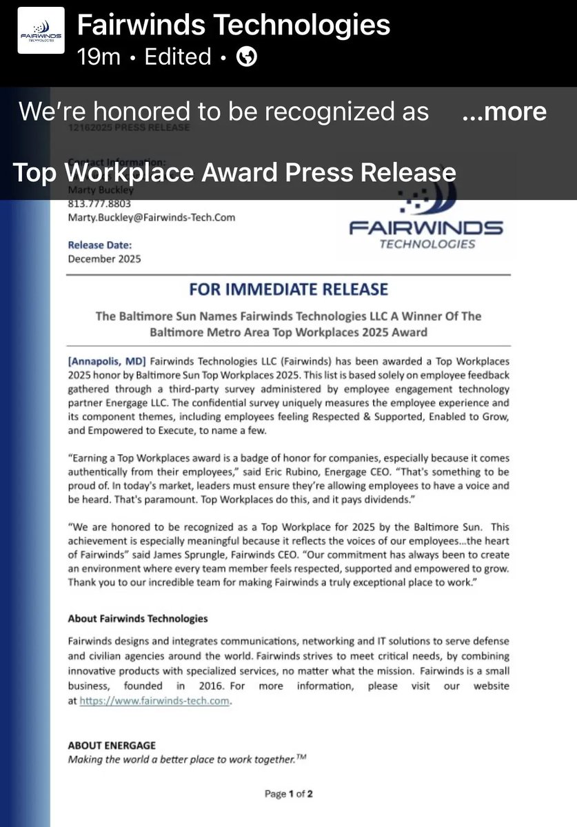 $ASTS
Fairwinds already looking at ASTS