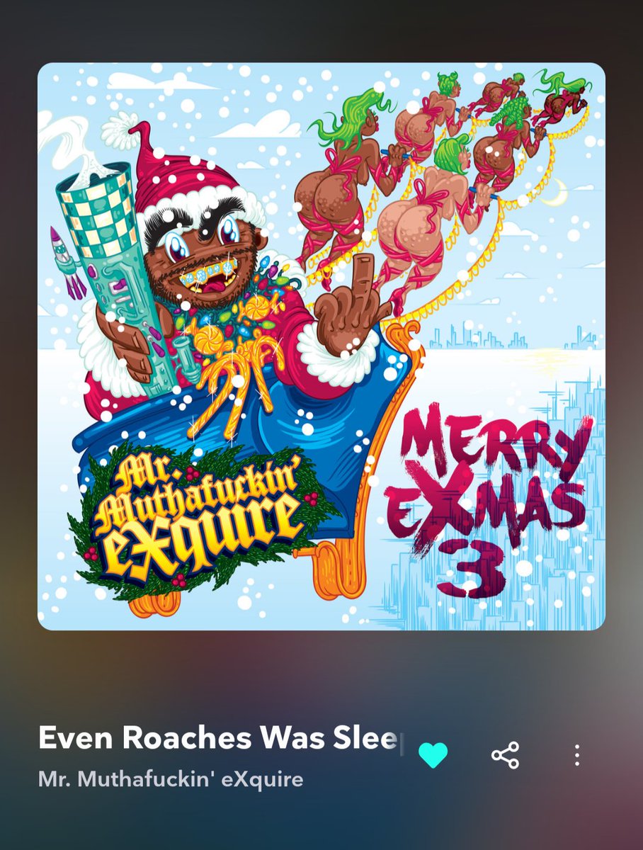 Yo <a href="/TIDAL/">Tidal</a> you are fucking way up if this ain't on your hip hop Xmas playlist. You too <a href="/youtubemusic/">YouTube Music</a> and <a href="/SpotifyUSA/">Spotify USA</a>