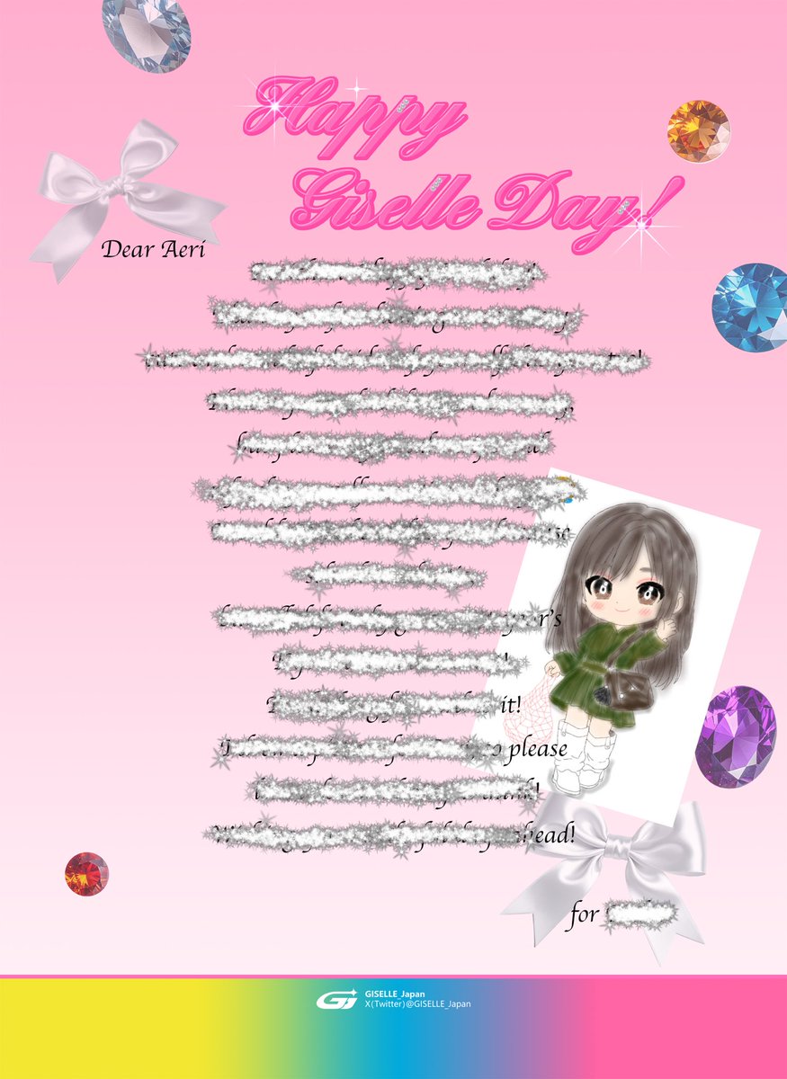 <a href="/GISELLE_Japan/">GISELLE_Japan🌙🇯🇵</a> 
ギリギリ完成は出来た‼️🥹🫶🏻
今回はちびキャラ描いてみたよ~😭
改めてえりちゃん𝐇𝐚𝐩𝐩𝐲 𝐁𝐢𝐫𝐭𝐡𝐝𝐚𝐲.⋆𝜗𝜚.*