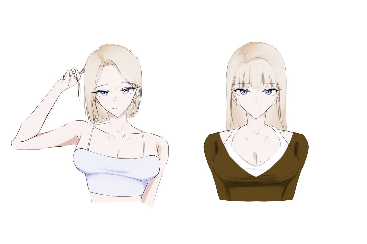 사심 가득한 헤어스타일인데 무표정이라 레인님이 멋진 언니야가 됐어... 다른 사람 가타..