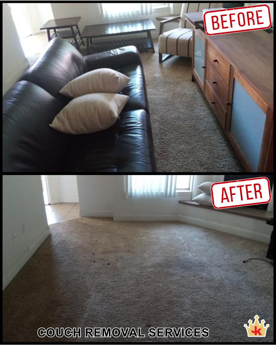A clutter-free living room starts with removing unwanted furniture—let us handle your couch removal. Your junk-free space is just a call away—Junk King Fresno is here to help in Madera County! We recycle and donate whenever possible – book your pickup!