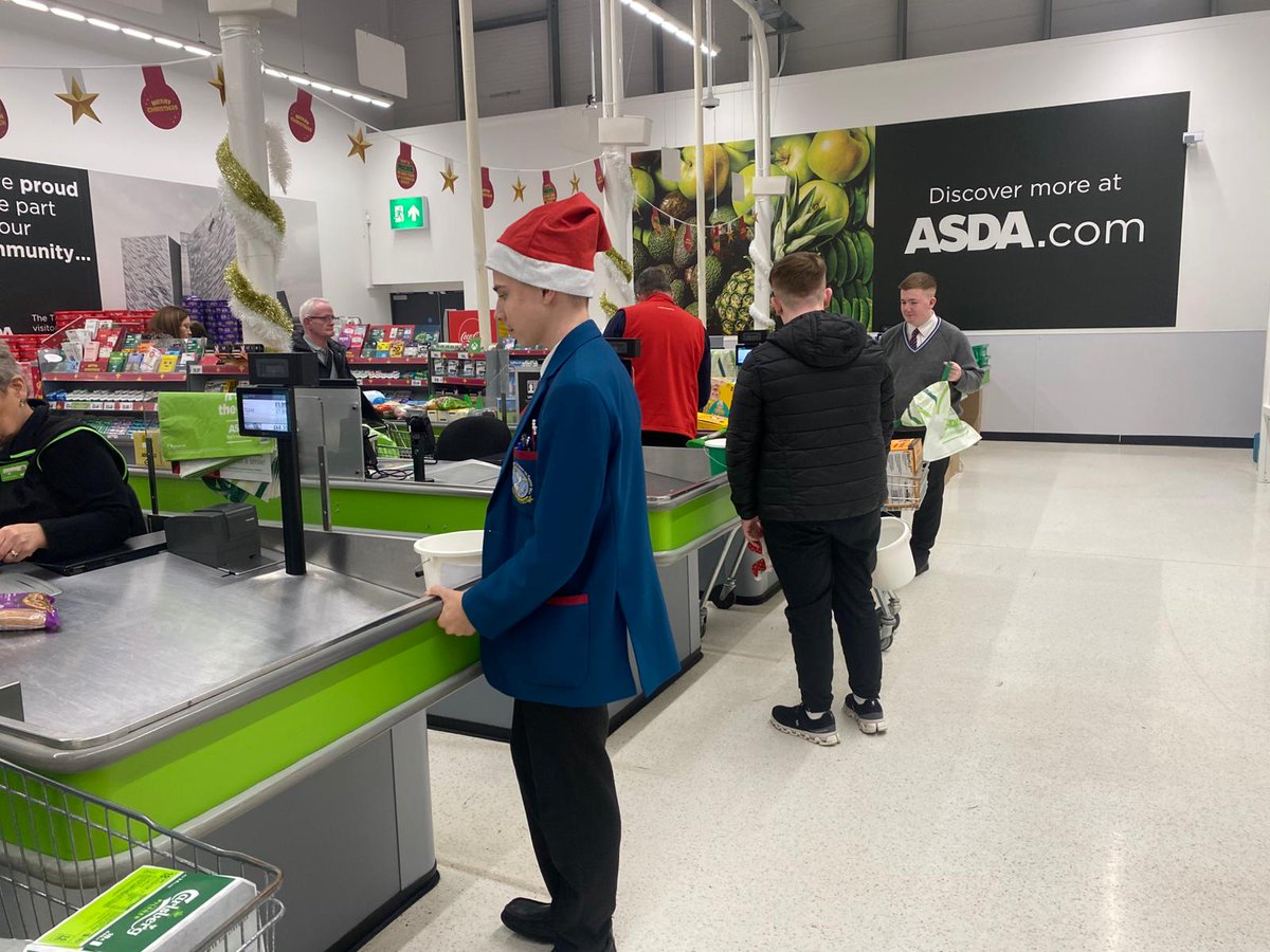 We had a wonderfully festive day bag packing in ASDA today. Our staff and students received a warm and generous Christmas welcome from customers and ASDA's team today! A huge thanks to Anne Marie McCallion at <a href="/asda/">Asda</a> Westwood for the customary warm invite and welcome! 🎄🎄⭐️⭐️🥳🥳