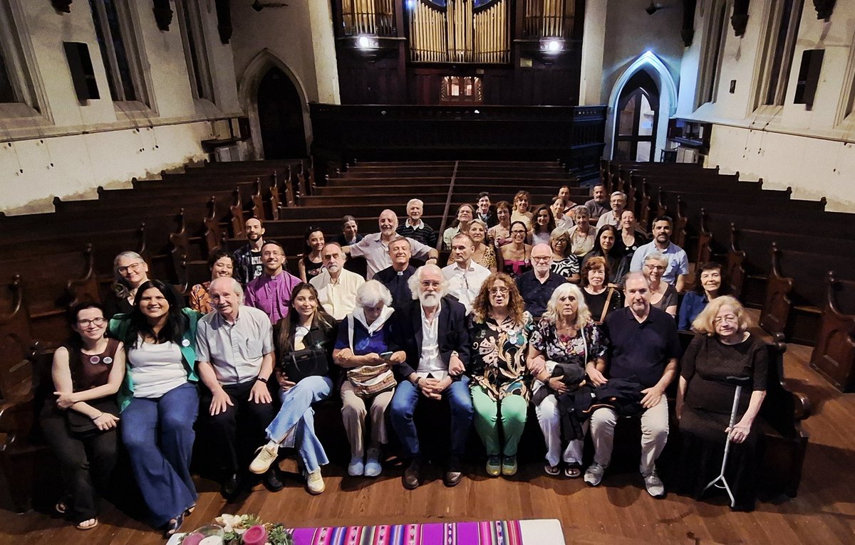 EECITigre's tweet photo. Ayer estuvimos acompaÃąando el 50° aniversario de la fundaciÃģn de la @APDHArgentina en el histÃģrico edificio de la Primera Iglesia Metodista donde se fundÃģ ÂĄFelices de reencontrarnos con hermanxs, amigxs y compaÃąerxs de camino!
#EECI
#IglesiaPeregrina
#DDHH
@DiversidadTigre https://t.co/6kub2tIuiv