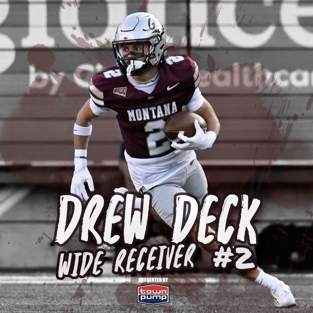 Our latest "Senior Spotlight" presented by <a href="/TownPump/">Town Pump</a> profiles <a href="/d_deck03/">Drew Deck</a>, a man from Kalispell who's waited his turn and is now starring for #GrizFB in #FCSPlayoffs.

skylinesportsmt.com/deuce-goes-wil… 

📝 <a href="/Colter_Nuanez/">Colter Nuanez</a> 

📸 <a href="/Brooksnuanez/">Brooks Nuanez</a> <a href="/blakeahssports/">Blake Hempstead</a> <a href="/JasonBacaj/">Jason Bacaj</a> 

Design <a href="/benfjare/">Ben Fjare</a>