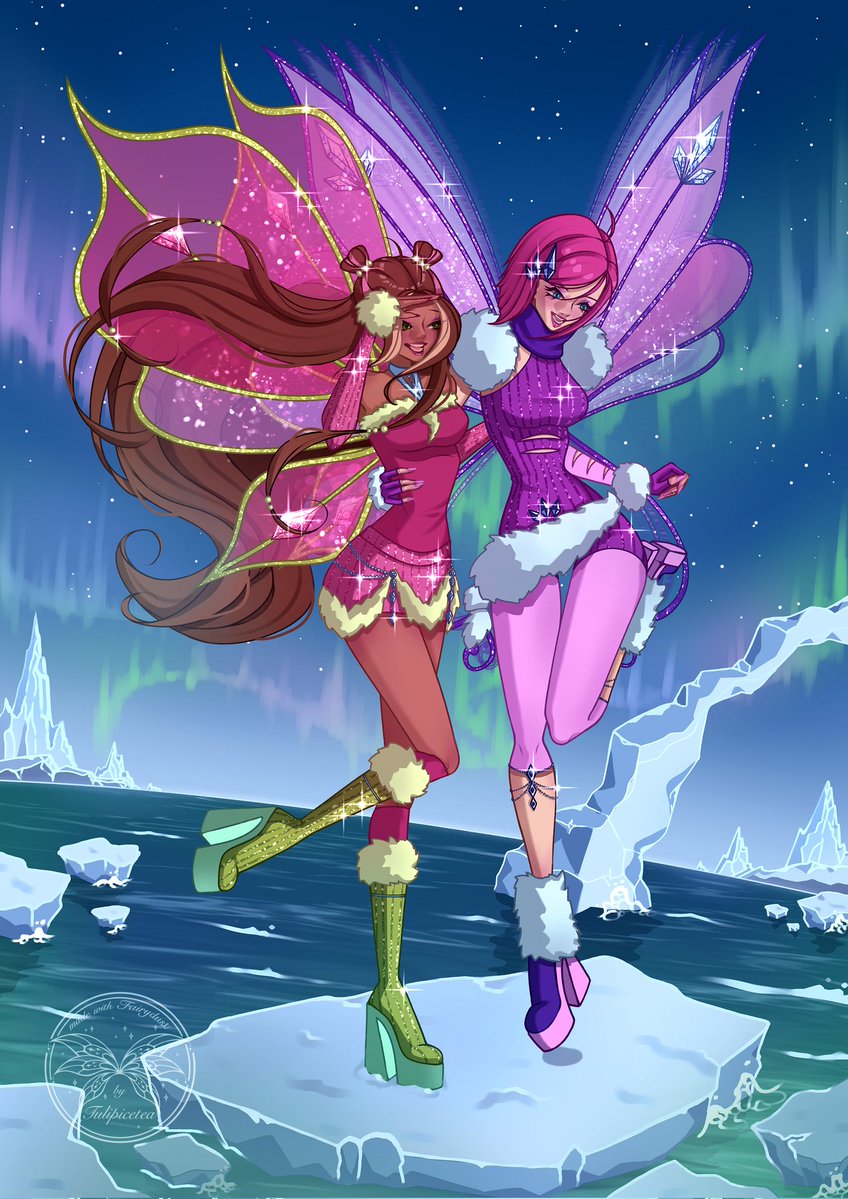 tulipicetea's tweet image. 2024 vs 2025❄️✨ #winxclub