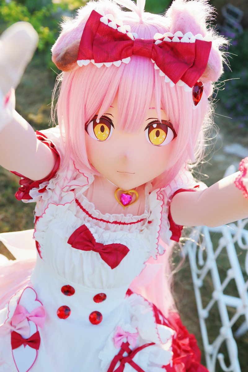 Akong0515's tweet photo. 澄闪要抱抱！
@Shushu_kigurumi 
#着ぐるみ #kigurumi #澄闪 #明日方舟 https://t.co/CCRzsDftay