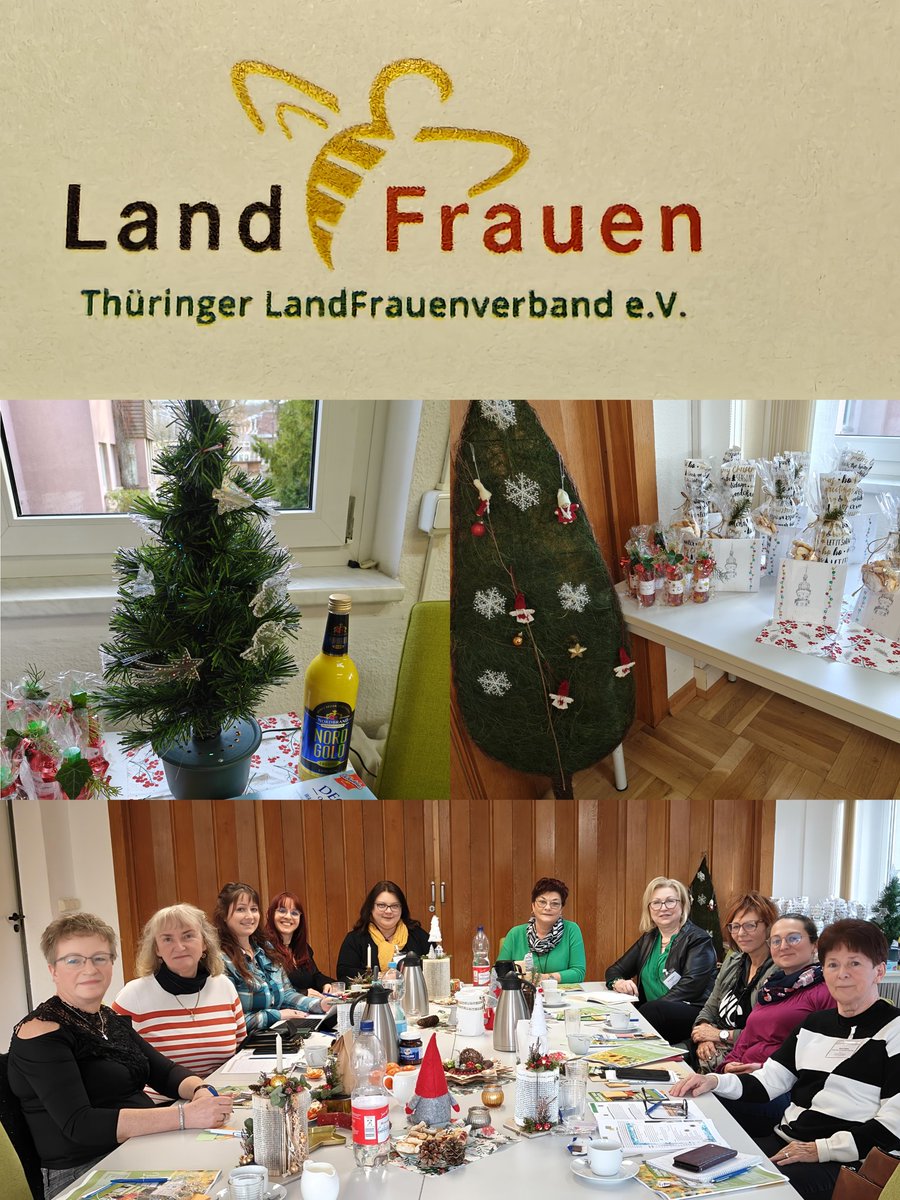 Lt Projektbesprechung 2025 mit anschließender Weihnachtsfeier 🎄#thüringerlandfrauen #ländlicherraum #deutscherlandfrauenverband #ehrenamt #engagemtent #frauenpower