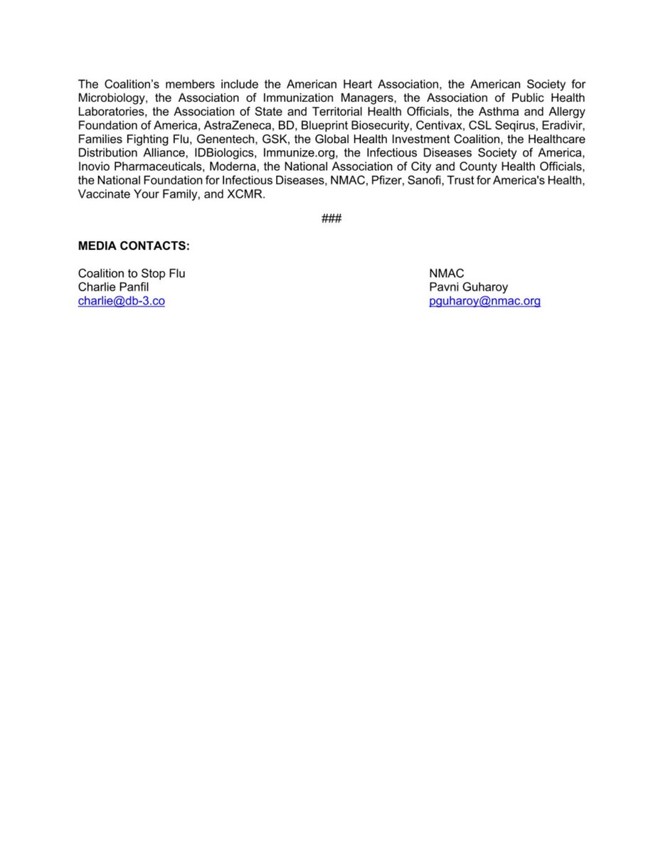 Coalition to Stop Flu tweet media