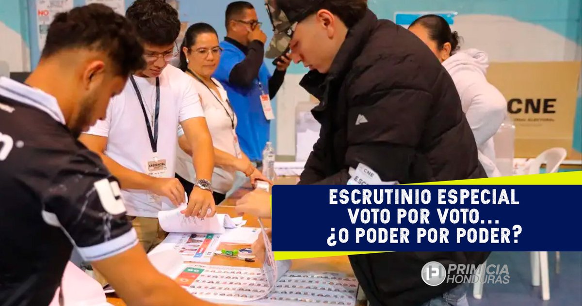 El escrutinio especial, planteado como un mecanismo excepcional para despejar dudas y fortalecer la transparencia avanza bajo sospecha: acuerdos políticos, ausencias clave y la pregunta inevitable… ¿a quién beneficia realmente?
📌 Lea más: 👇👇
wp.me/pdqz6Z-kNA