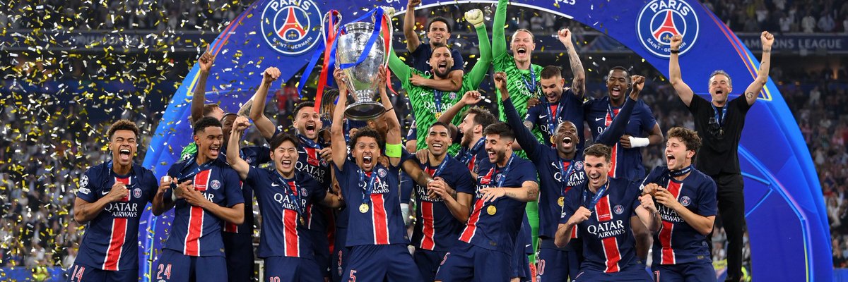 We are the best team in France and Europe 🧎‍♂️ 

Very happy to win this title with the family. ❤

T'es pas content ? Triplé 🏆🏆🏆