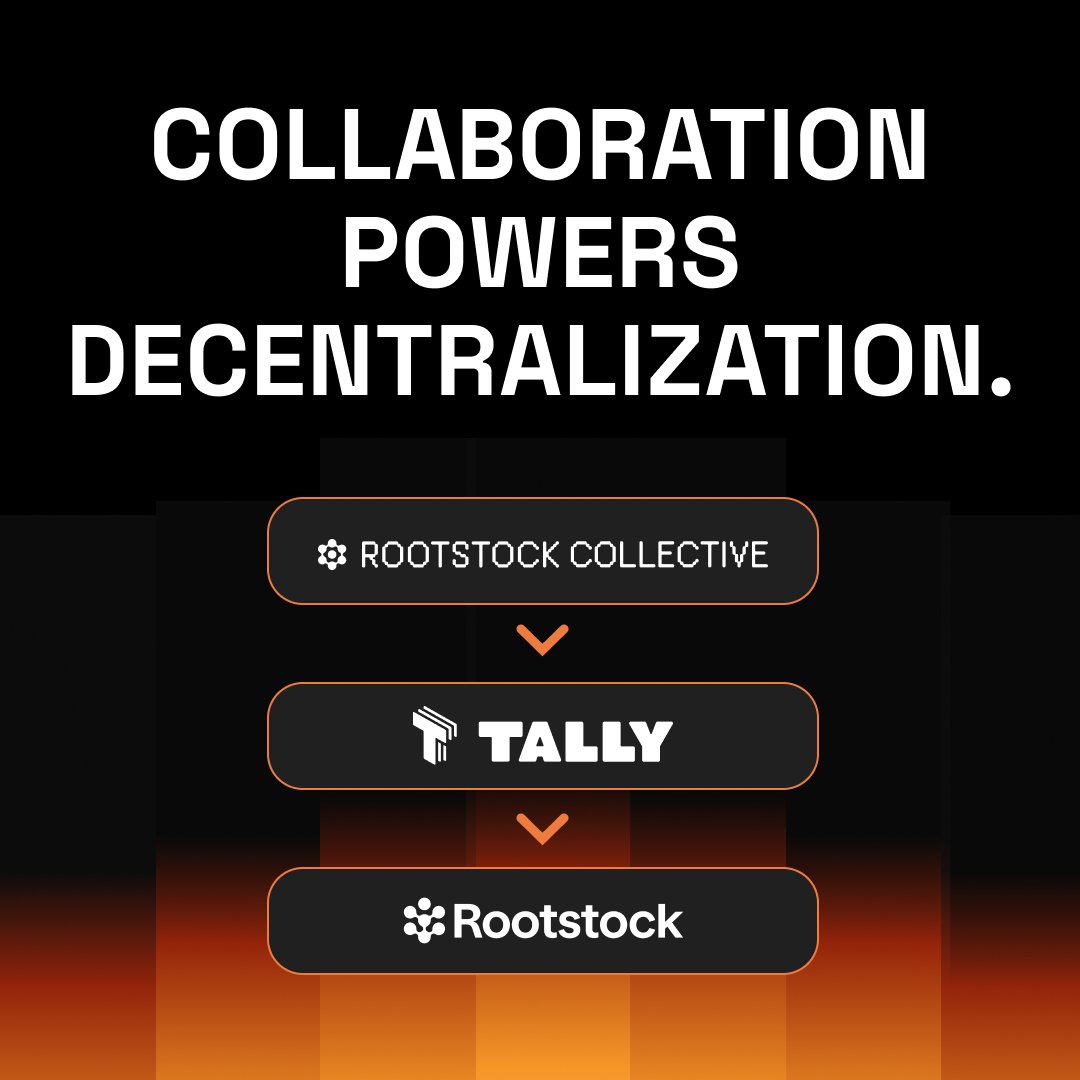 RootstockColl's tweet photo. Ecosystem collaboration in motion 🔗

RootstockCollective v8.1 adds multi-action proposal support, improving interoperability between @tallyxyz and the Collective dApp.

Seamless governance. Shared innovation. A stronger @rootstock_io ecosystem.

Read the full release 👉 https://t.co/ZZa9jMfgAv