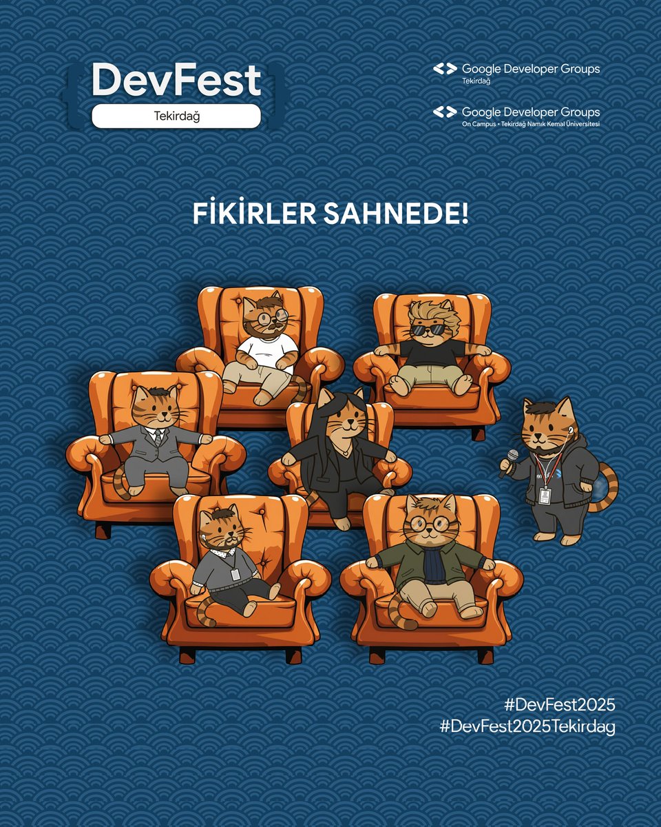 🎤 DevFest Tekirdağ’da final zamanı!
Son oturumda konuşmacılar panelde buluşuyor; deneyimler, fikirler ve ilham aynı sahnede.

📍 Memduh Şevket Esendal Sahnesi
🗓 20 Aralık ⏰ 09.30
🎟 Kayıt: bit.ly/devfest2025tek…

#DevFest #DevFest2025 #DevFest2025Tekirdag #GDG #GDGOnCampus