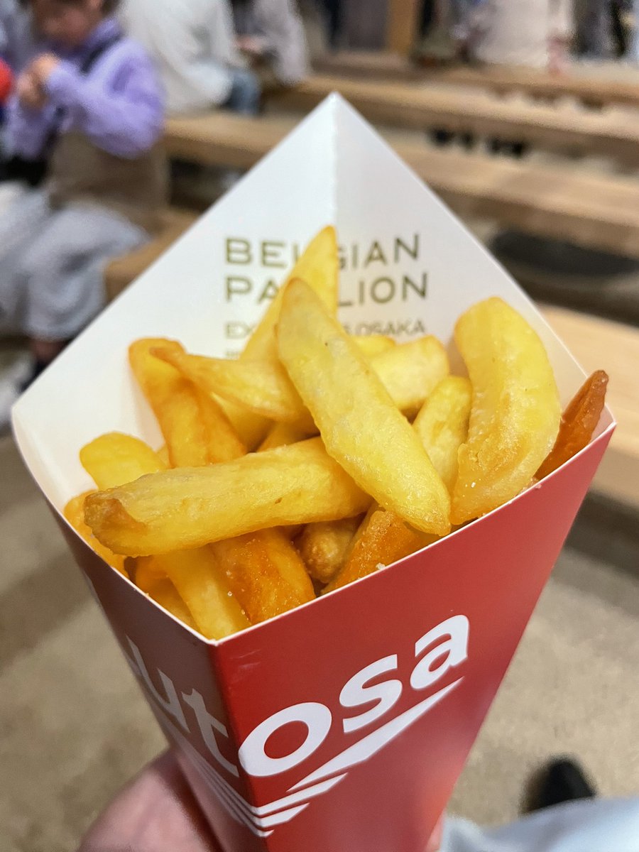 なんとなく万博の写真をあげる 🇧🇪ベルギーフライドポテト 淀屋橋に店
