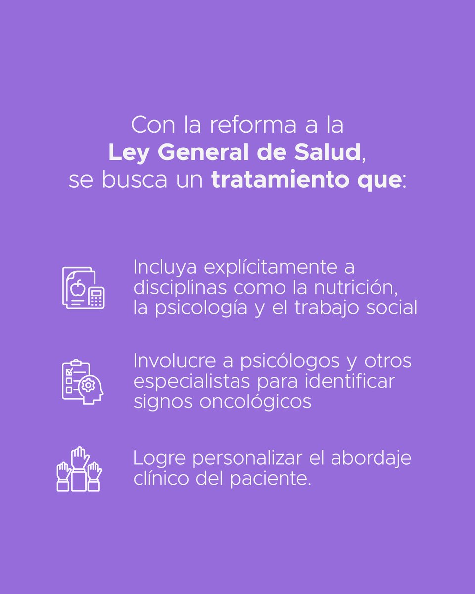 Com. para Impulsar la Atención Integral del Cáncer tweet media