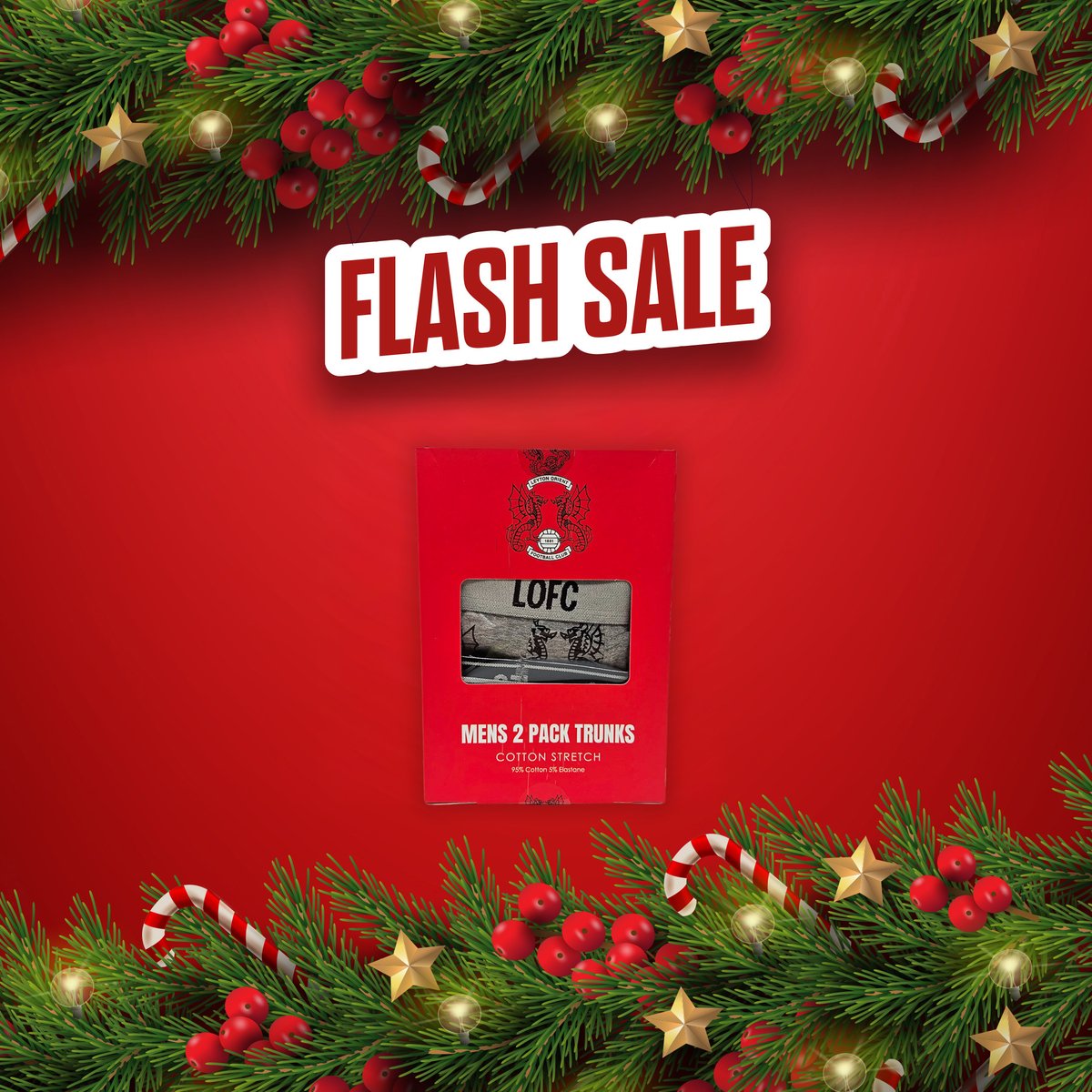 LOFCShop's tweet photo. FLASH SALE ⚡️

Get 10% off 𝗠𝗲𝗻'𝘀 𝗧𝗿𝘂𝗻𝗸𝘀 before 11.59pm tonight!

Discount automatically applied at checkout 🛍️

#LOFC #OneOrient